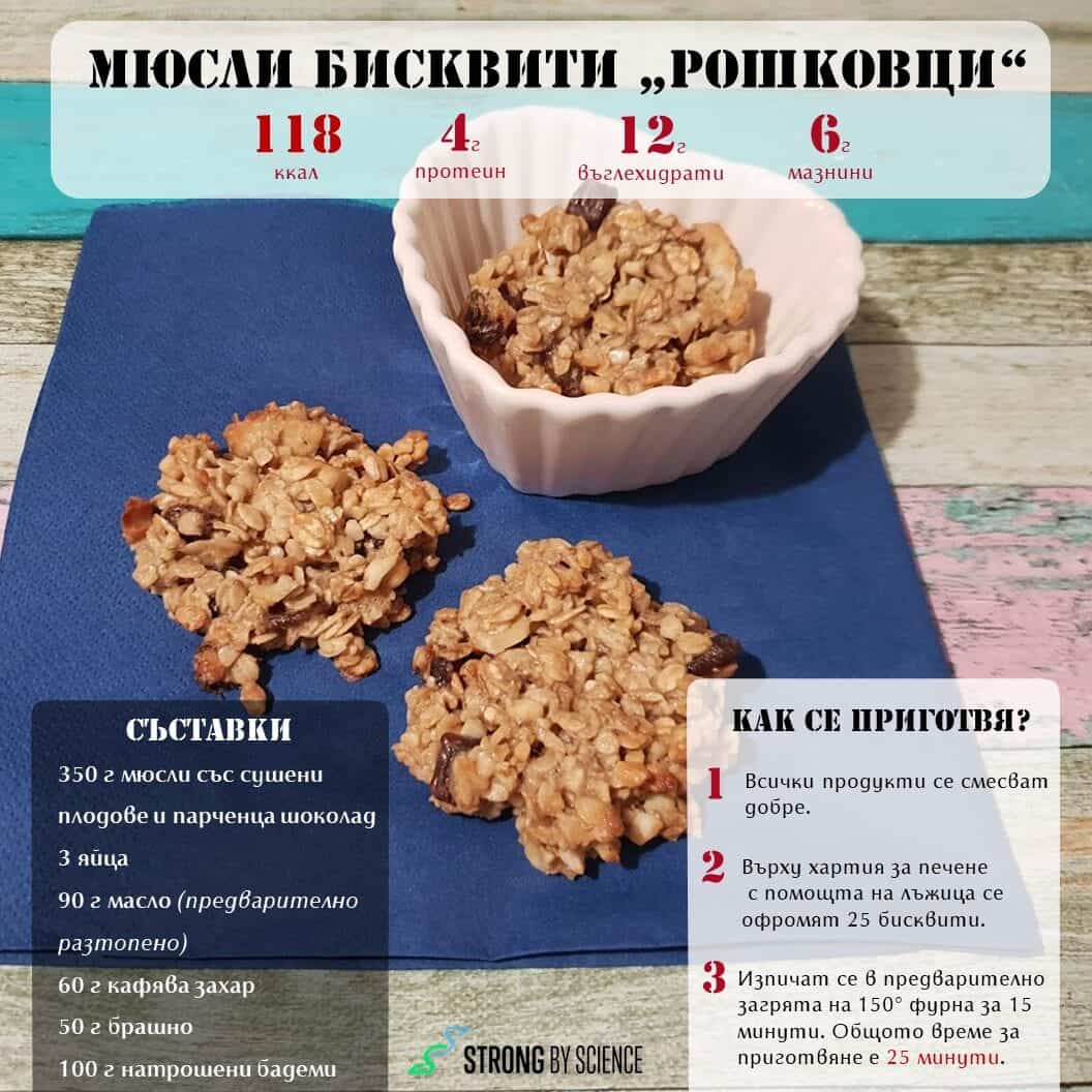 Мюсли бисквити „Рошковци“